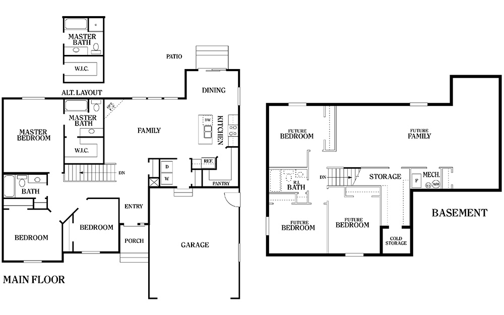 DENALI FLOOR PLAN Fall Creek Homes