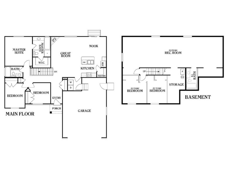 TIMPANOGAS FLOOR PLAN Fall Creek Homes